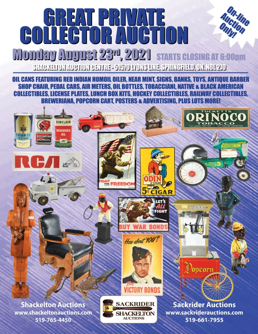 Home Shackelton Auctions Springfield, Ontario We do auctions of